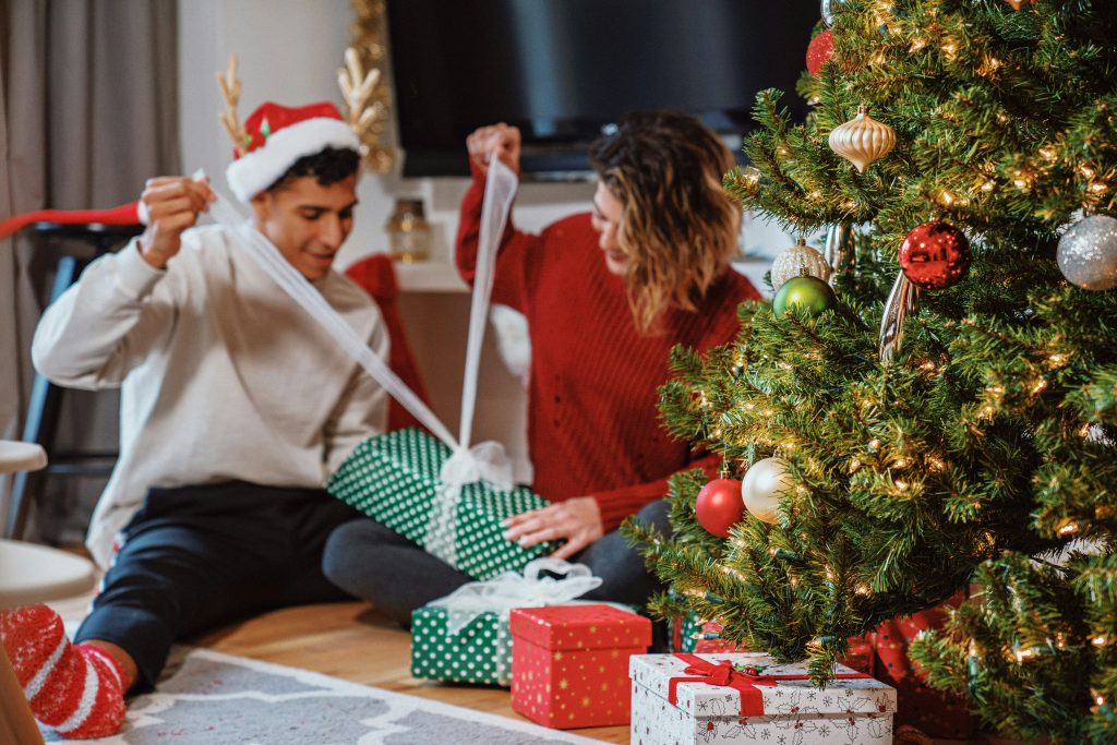 boxing day sales unwrapping